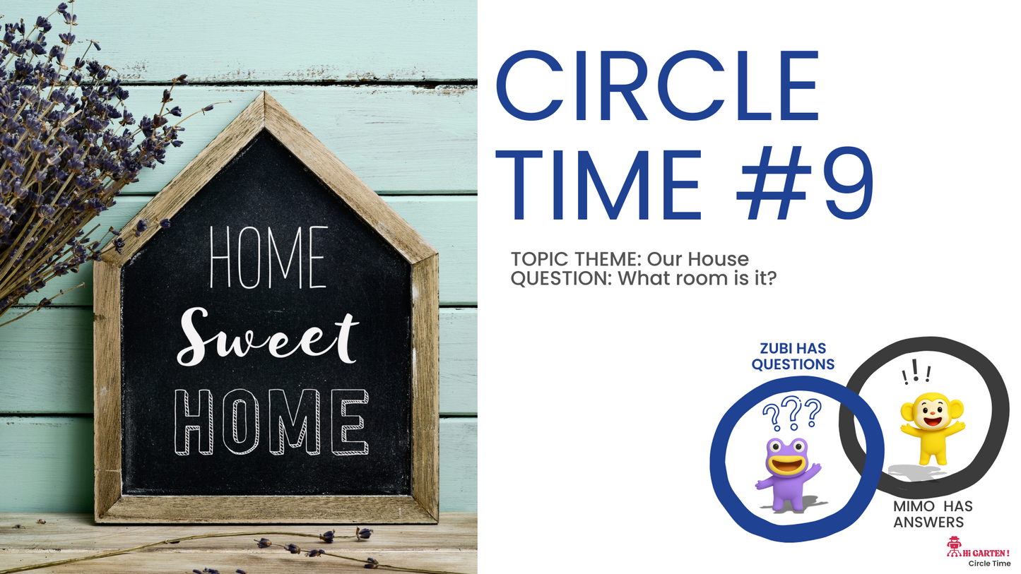 Free Download printable 08 CTCP9 CIRCLE TIME #9 – ROOMS IN THE HOUSE.pdf – Hi Garten from Hamcodes