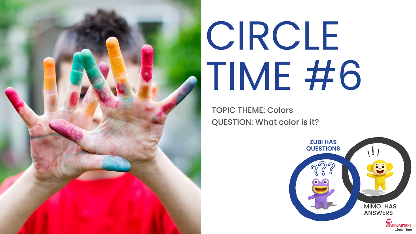 Free Download printable 05 CTCP6 CIRCLE TIME #6 – WHAT COLOR IS IT.pdf – Hi Garten from Hamcodes