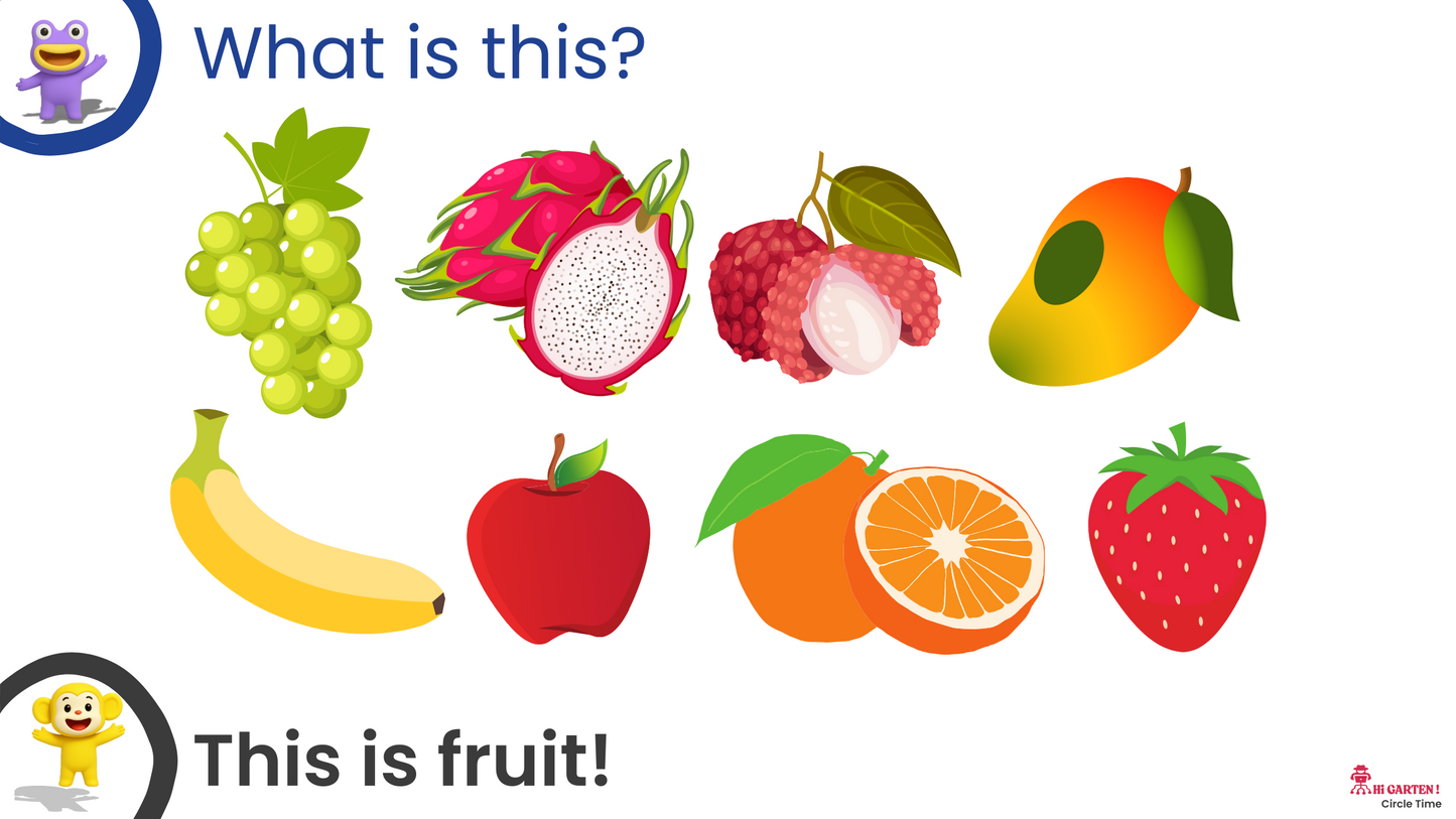 Free Download printable 06 CTCP7 CIRCLE TIME #7 – WHAT FRUIT IS THIS.pdf – Hi Garten from Hamcodes