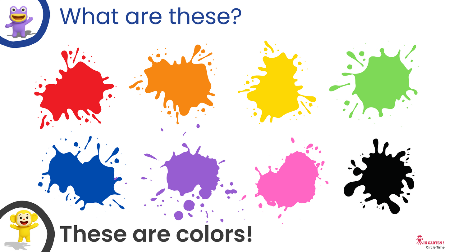 Free Download printable 05 CTCP6 CIRCLE TIME #6 – WHAT COLOR IS IT.pdf – Hi Garten from Hamcodes