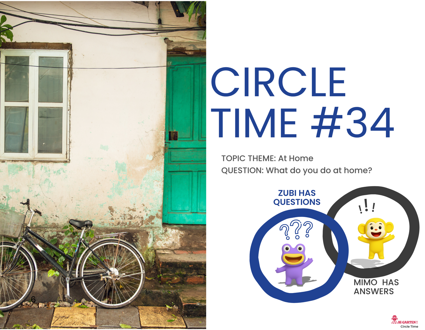 Circle Time Book: Follow Along, Speak, and Learn with Mimo and Zubi! (Cocoon 1 – Ages 3–6) By Little Ham | Published by Hamcodes (K.H)