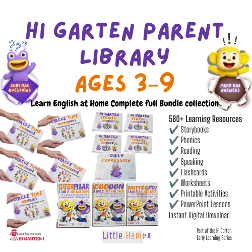 Everything You Need to Help Your Child Learn English at Home : Hi Garten Parent Library for Ages 3–9