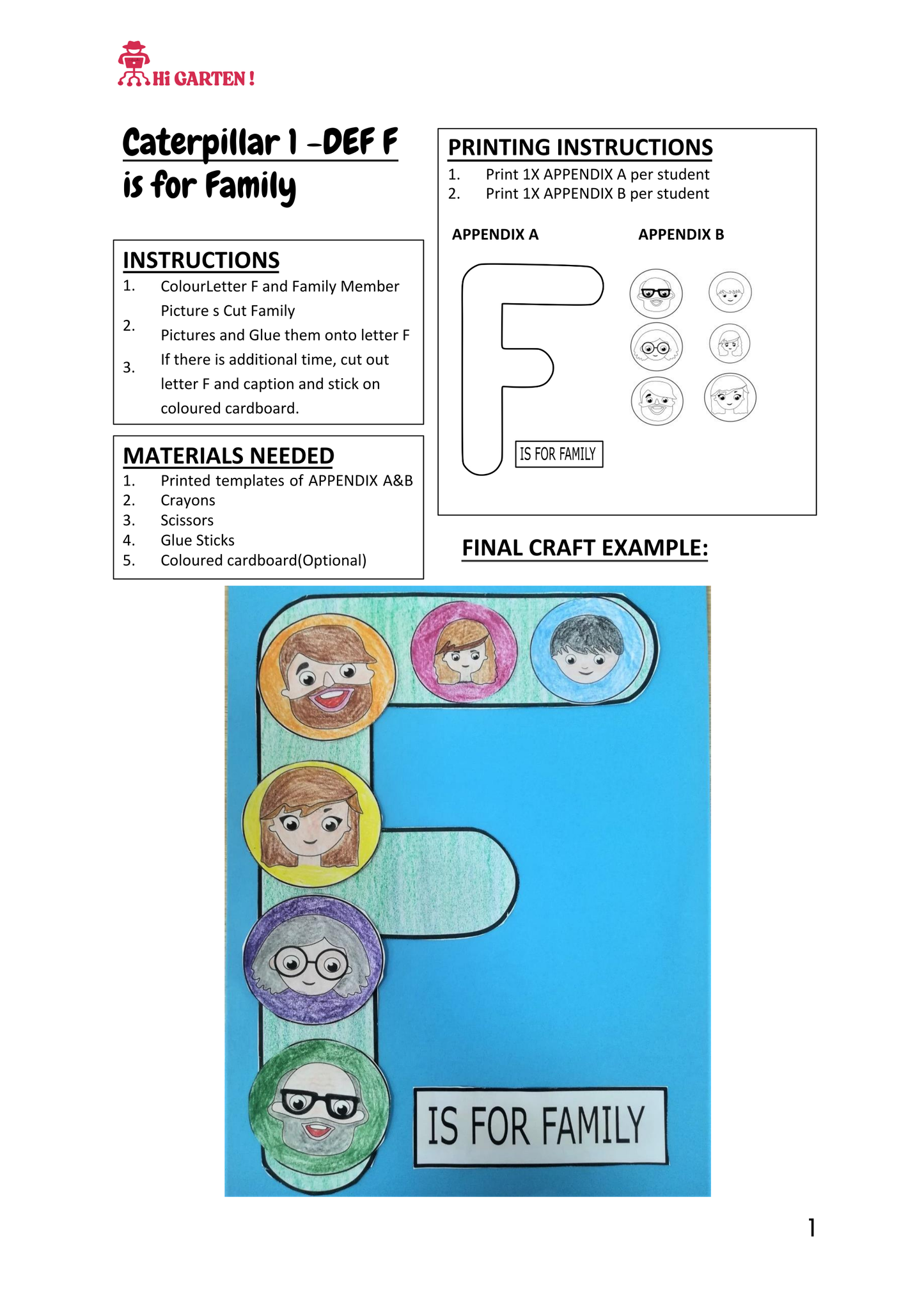 Free Download printable 08 CP8 DEF FAMILY CRAFT.pdf – Hi Garten from Hamcodes