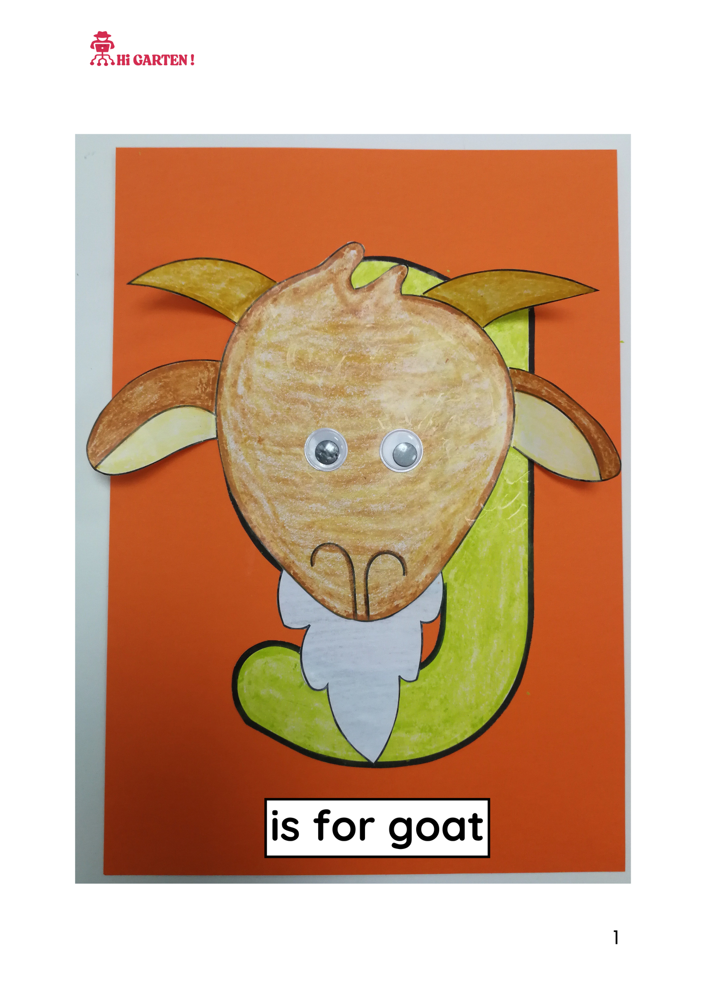 Free Download printable 10 CP10 GHI GOAT CRAFT.pdf – Hi Garten from Hamcodes