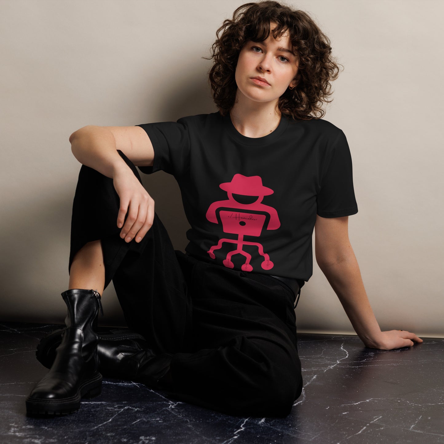 Hamcodes Logo Tee – Code. Hack. Repeat. Unisex premium t-shirt