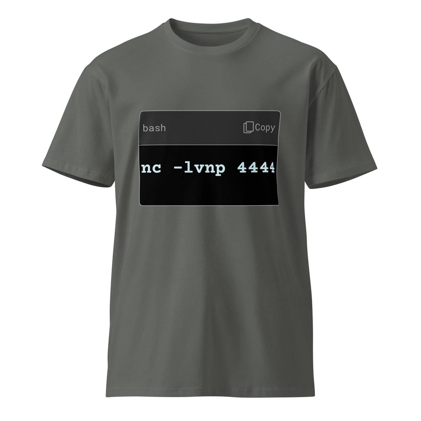 hamcodes nc -lvnp 4444 Tee – Listener Mode: Activated Unisex premium t-shirt