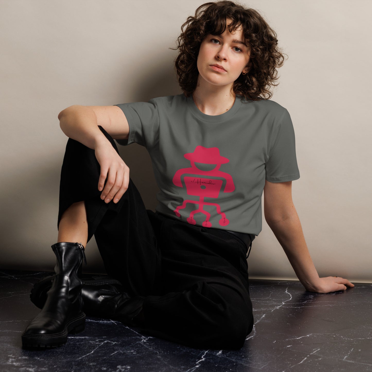 Hamcodes Logo Tee – Code. Hack. Repeat. Unisex premium t-shirt