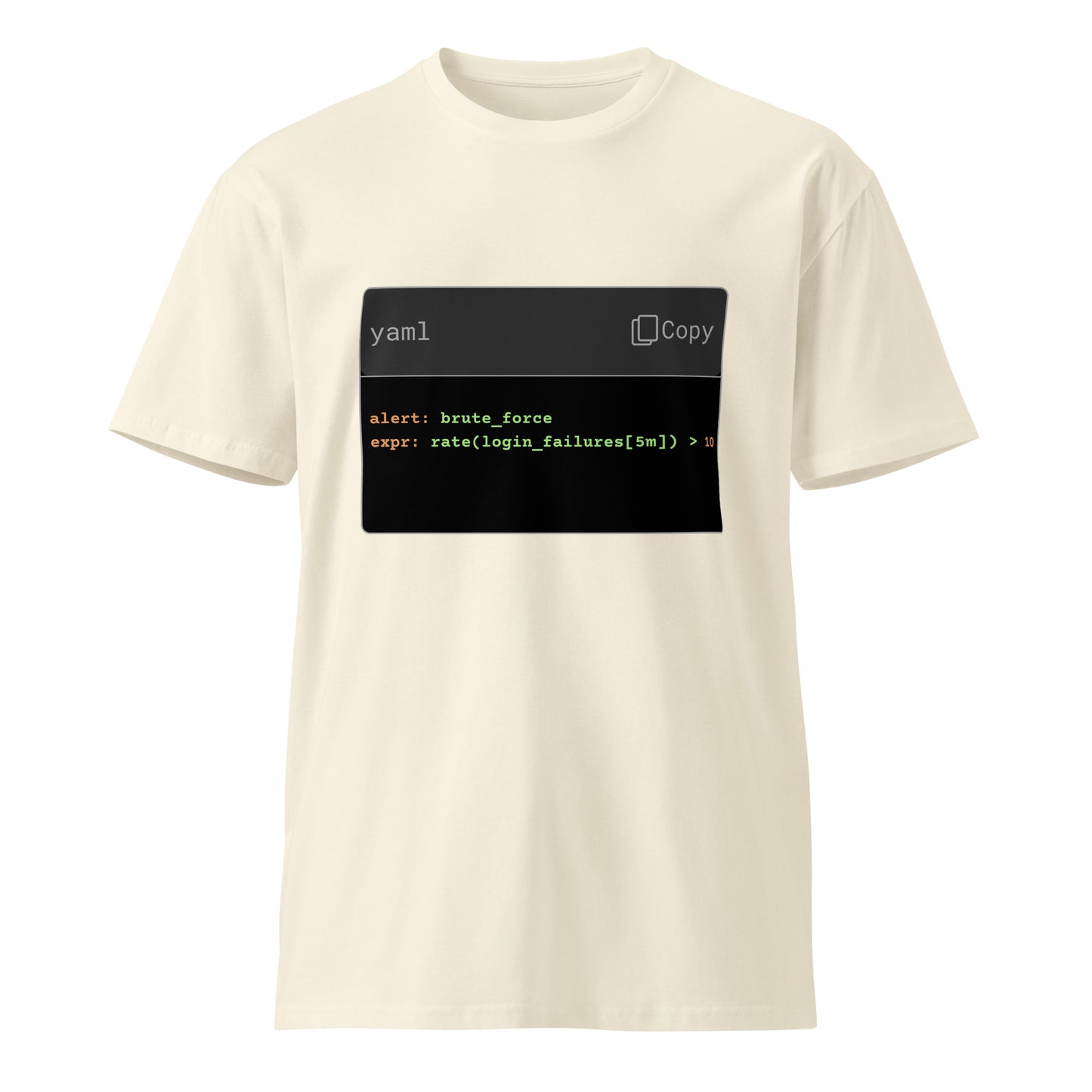 Hamcodes alert: brute_force Tee – For Those Who Catch It Before It Hits Unisex premium t-shirt