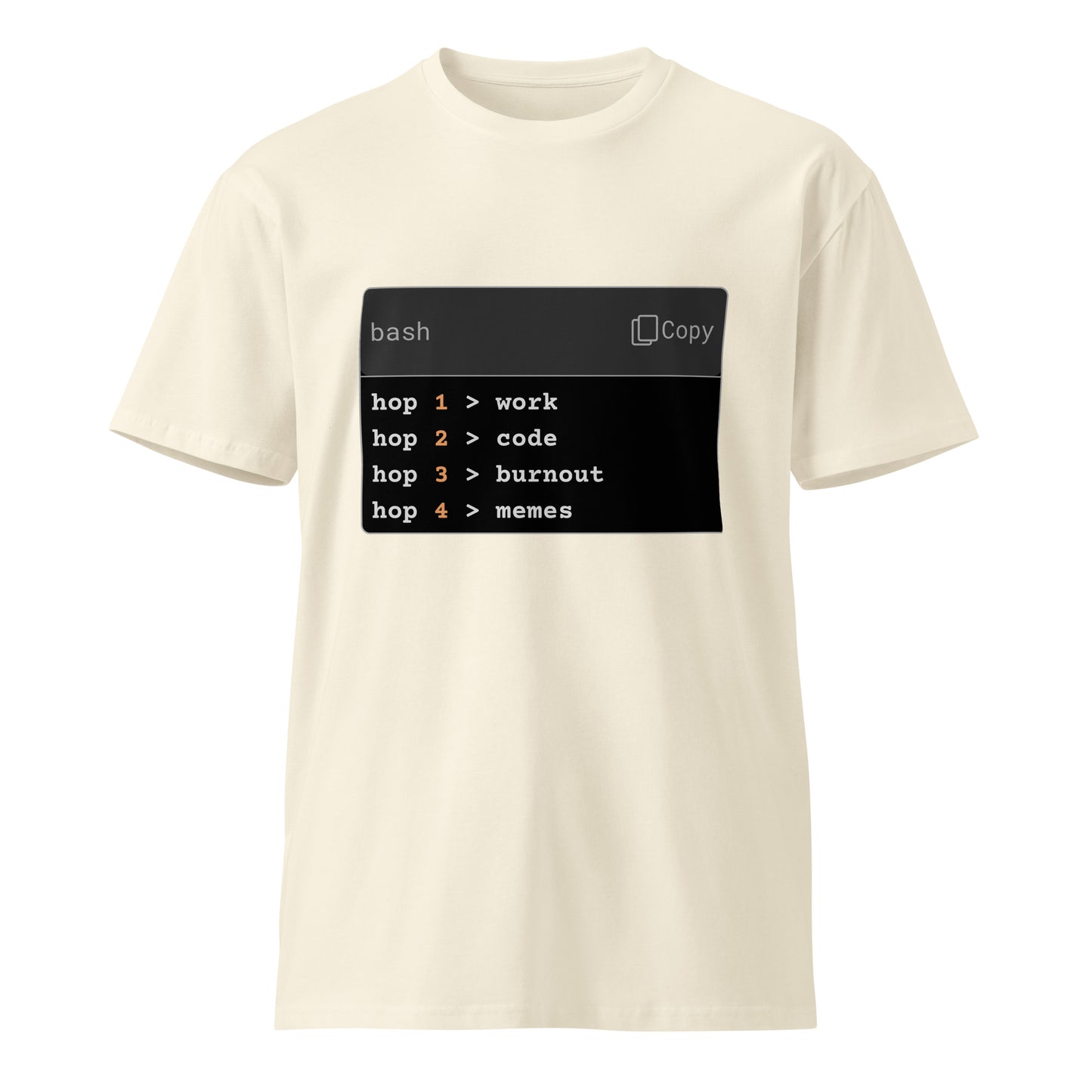 Hamcodes hop trace Tee – Route to Burnout: Complete Unisex premium t-shirt