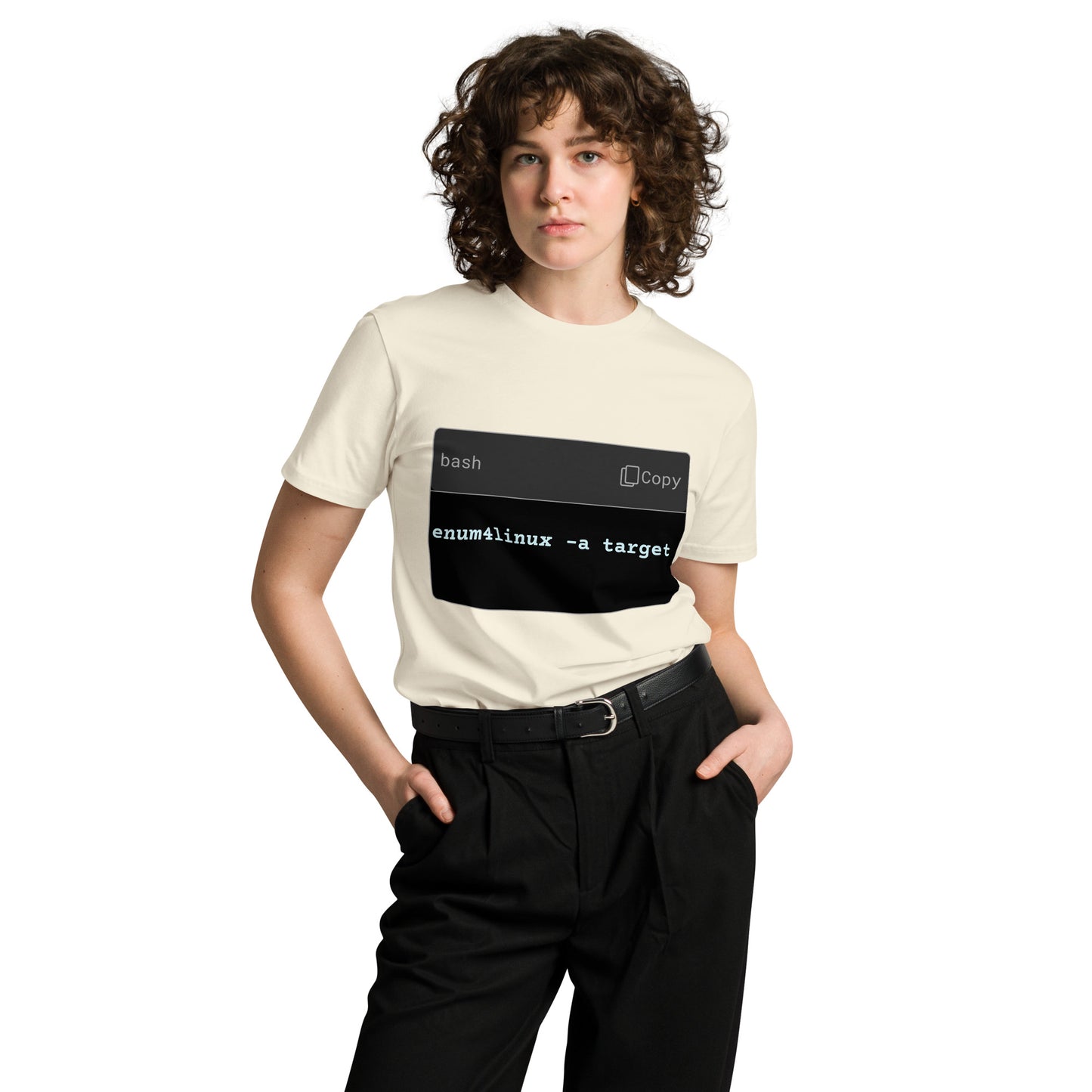 Hamcodes enum4linux -a Tee – Recon First. Exploit Later. Unisex premium t-shirt