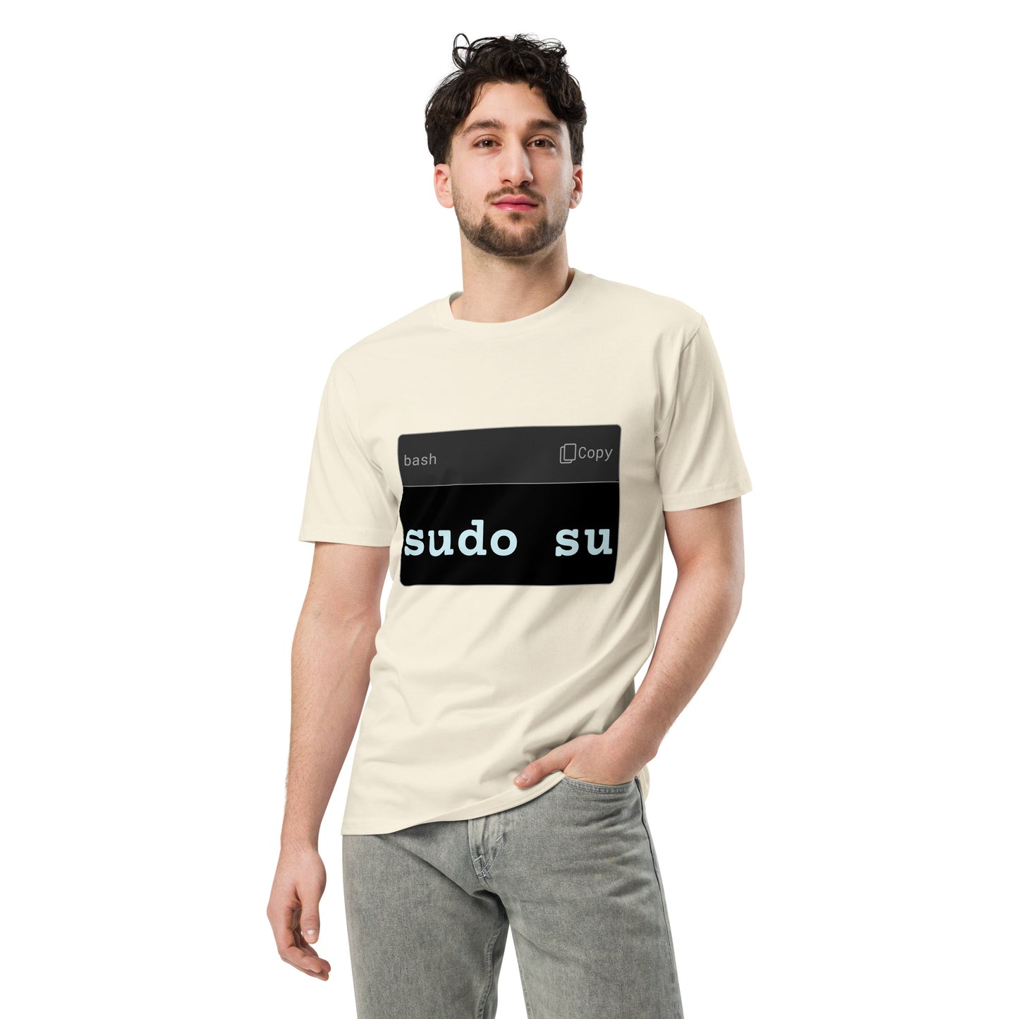 Hamcodes sudo su Tee – Because You Own the Box Unisex premium t-shirt