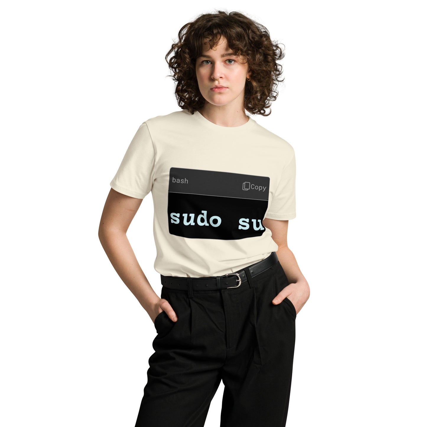 Hamcodes sudo su Tee – Because You Own the Box Unisex premium t-shirt