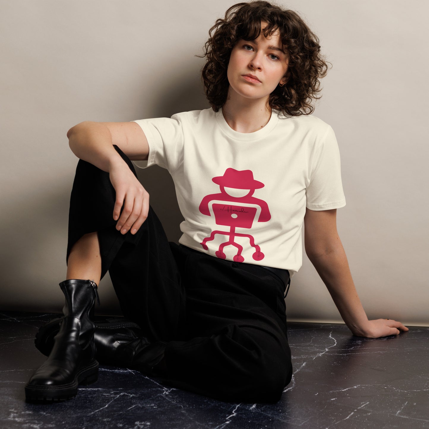 Hamcodes Logo Tee – Code. Hack. Repeat. Unisex premium t-shirt