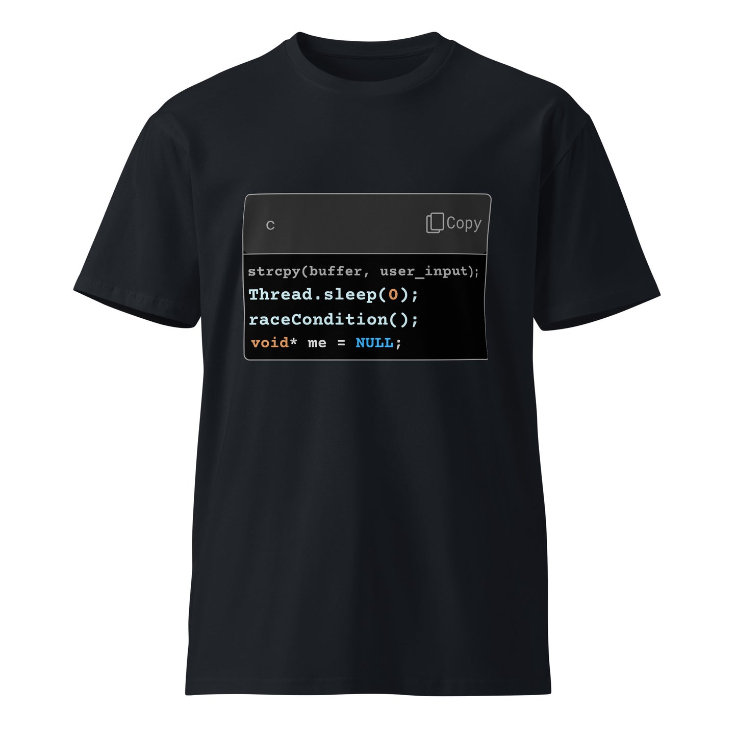 Hamcodes Exploit Me Tee – Undefined Behavior, Undefined Boundaries Unisex premium t-shirt