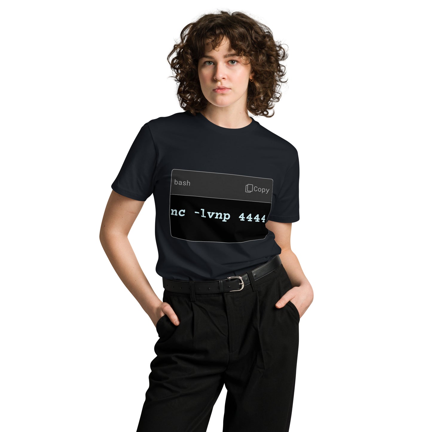 hamcodes nc -lvnp 4444 Tee – Listener Mode: Activated Unisex premium t-shirt