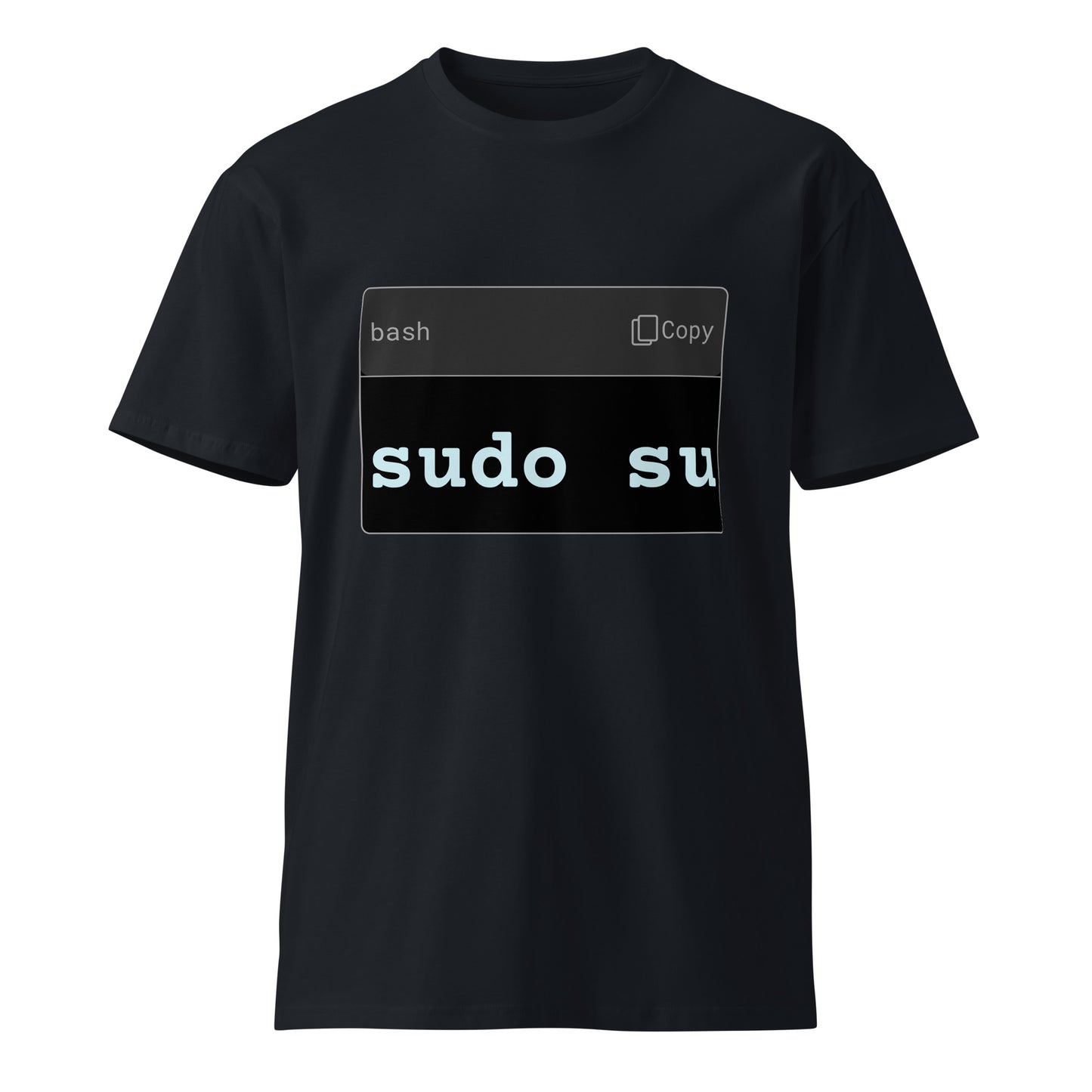 Hamcodes sudo su Tee – Because You Own the Box Unisex premium t-shirt