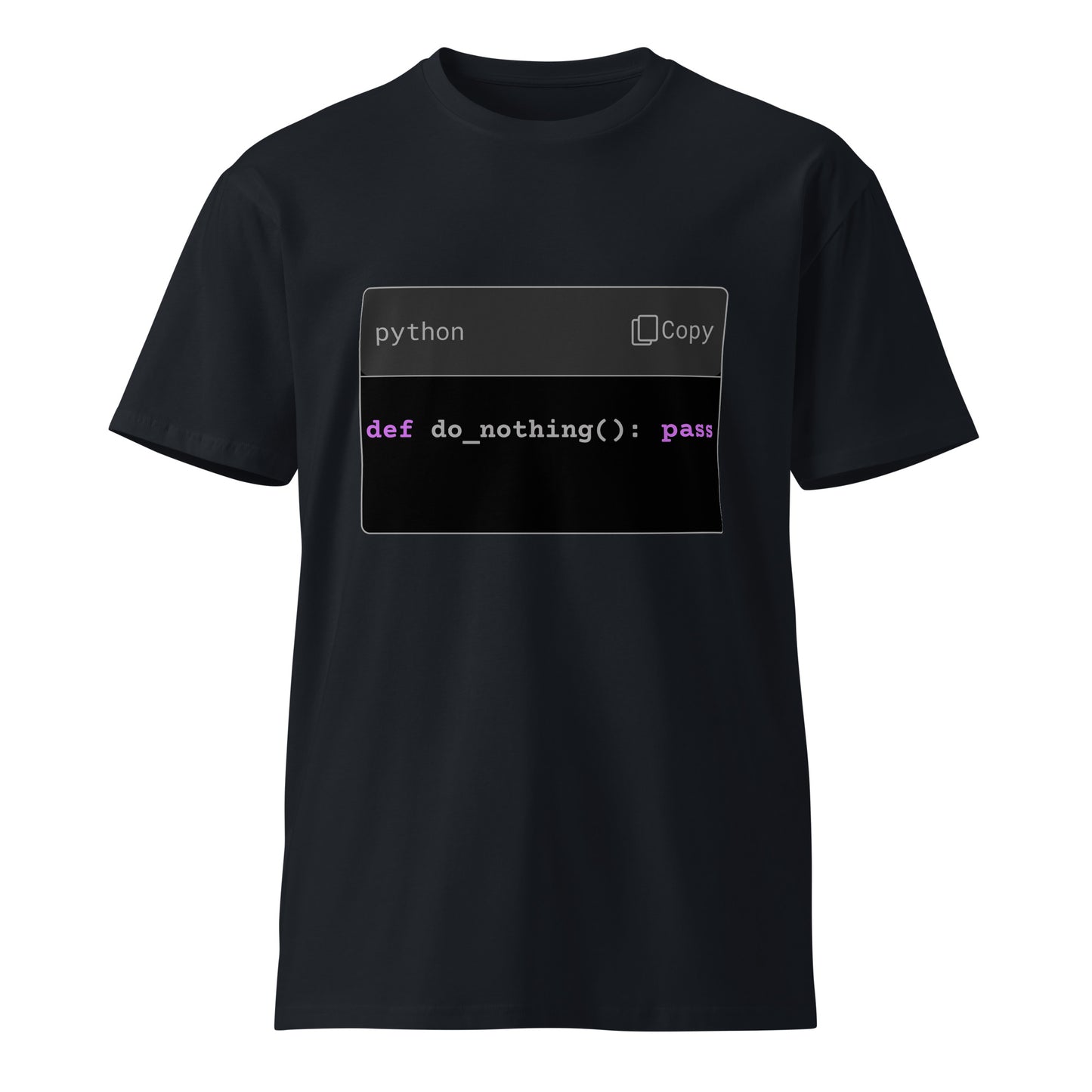 Hamcodes do_nothing() Tee – High Function. Low Output. Unisex premium t-shirt