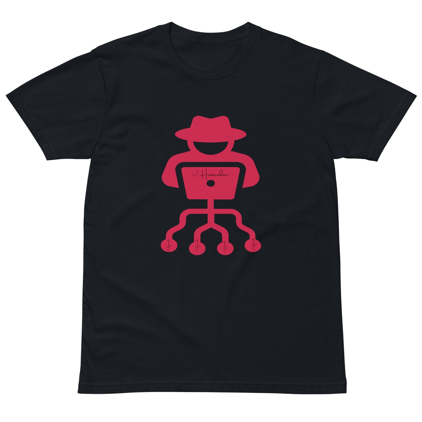 Hamcodes Logo Tee – Code. Hack. Repeat. Unisex premium t-shirt