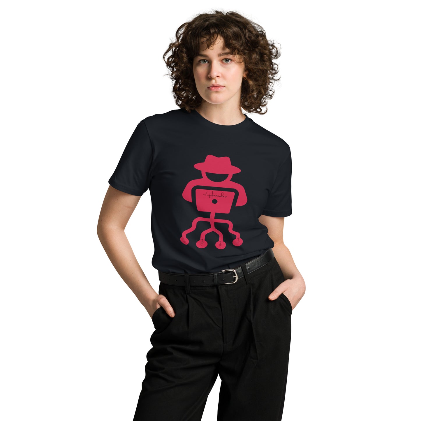 Hamcodes Logo Tee – Code. Hack. Repeat. Unisex premium t-shirt