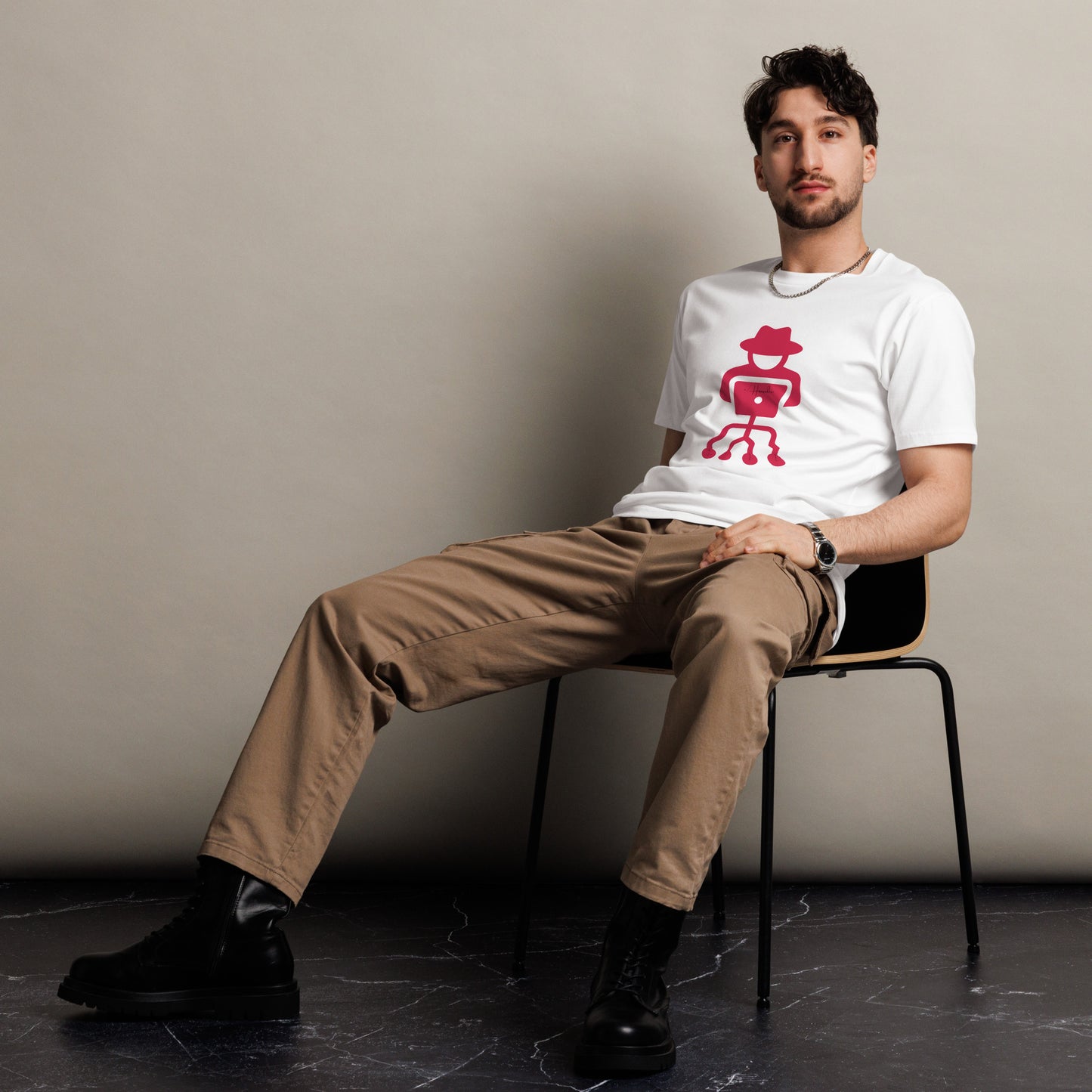 Hamcodes Logo Tee – Code. Hack. Repeat. Unisex premium t-shirt