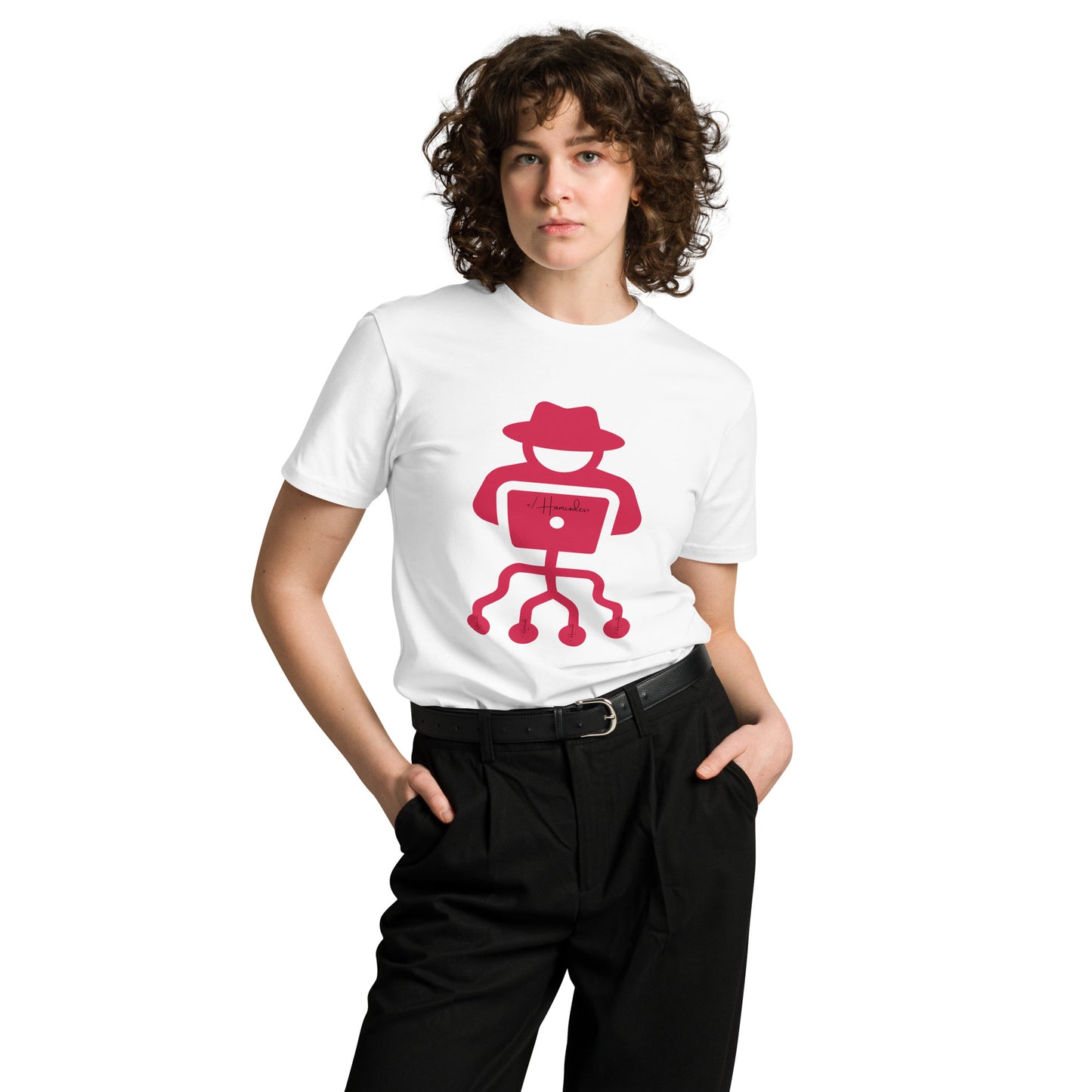 Hamcodes Logo Tee – Code. Hack. Repeat. Unisex premium t-shirt