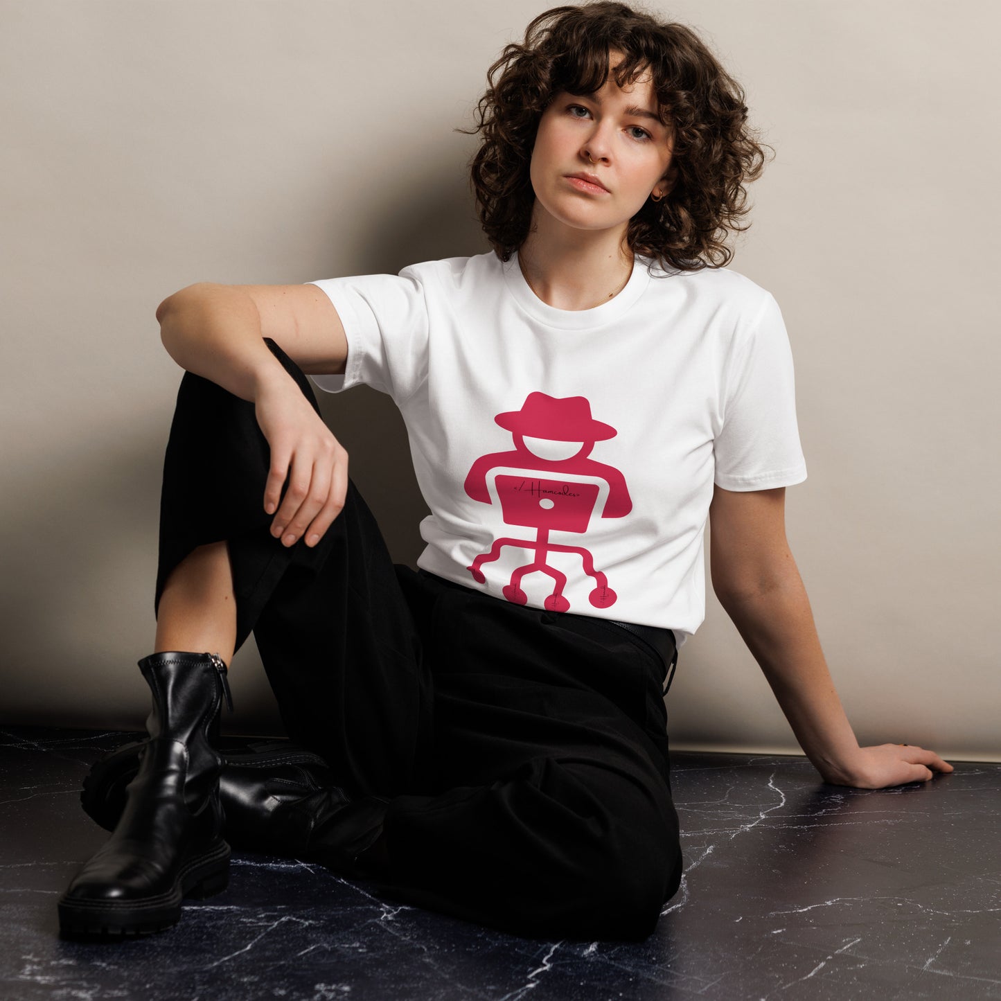Hamcodes Logo Tee – Code. Hack. Repeat. Unisex premium t-shirt