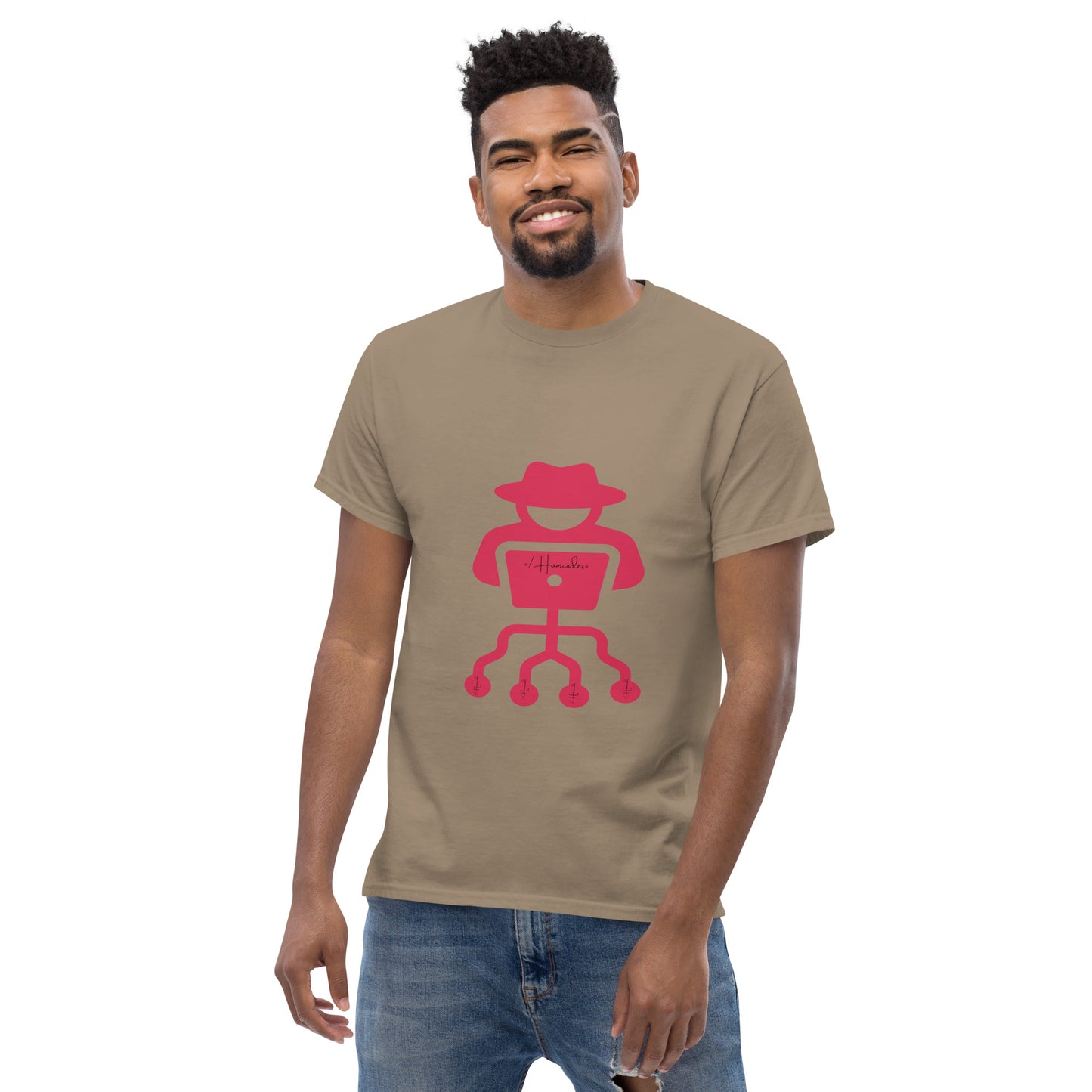 hamcodes unisex-classic-tee-brown-savana