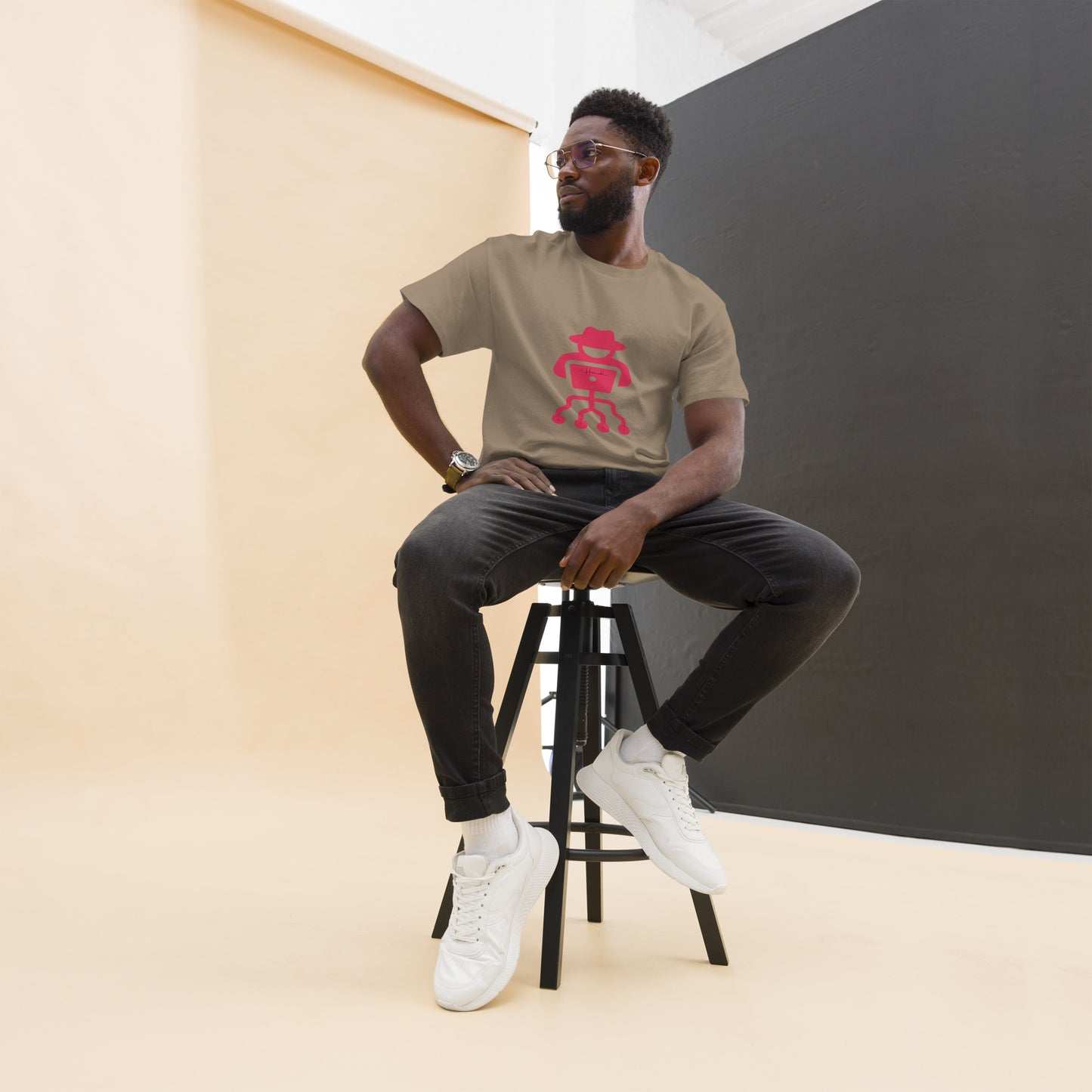 hamcodes unisex-classic-tee-brown-savana