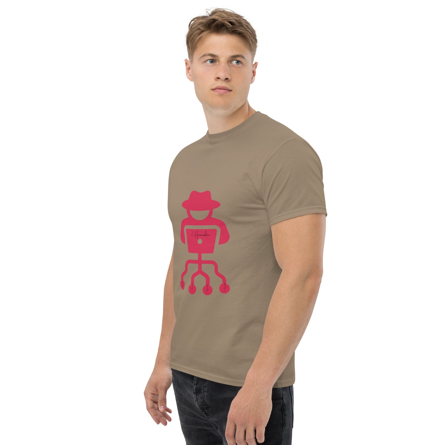 hamcodes unisex-classic-tee-brown-savana