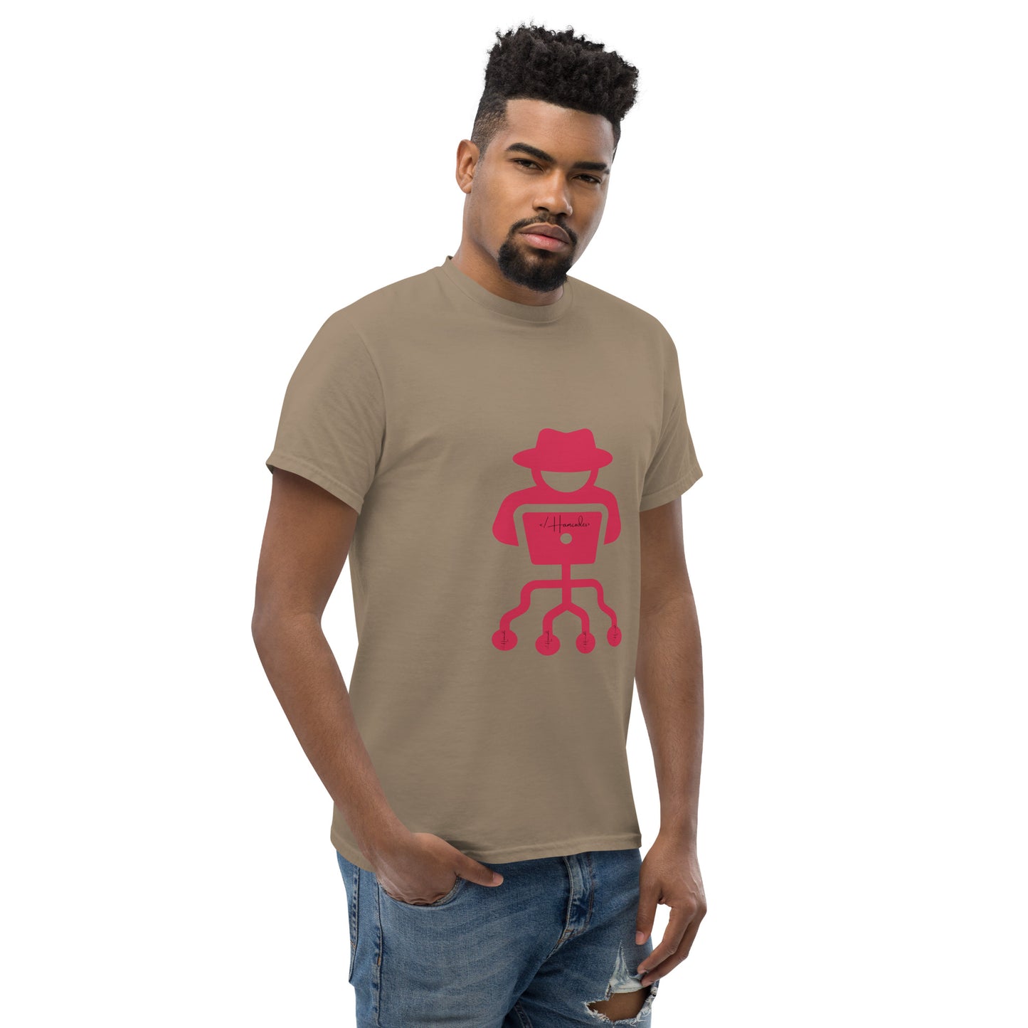 hamcodes unisex-classic-tee-brown-savana