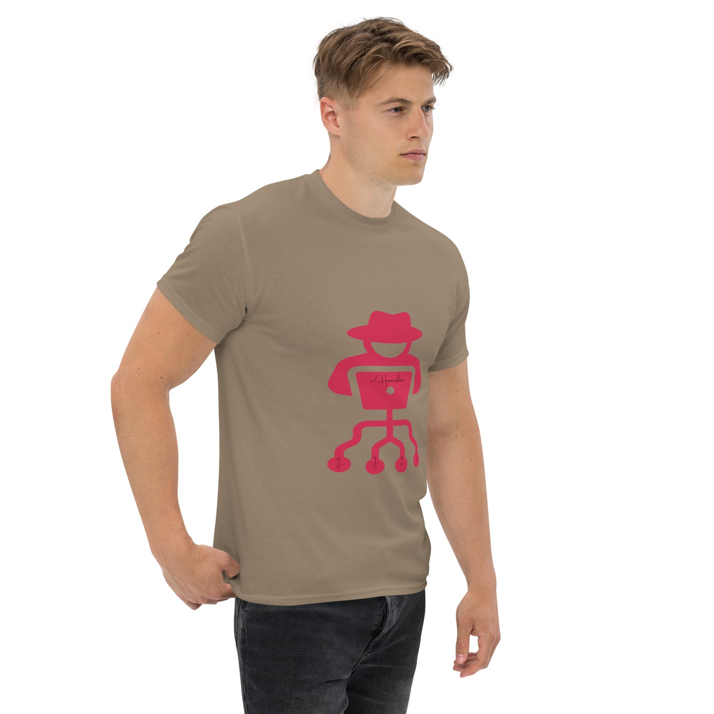 hamcodes unisex-classic-tee-brown-savana