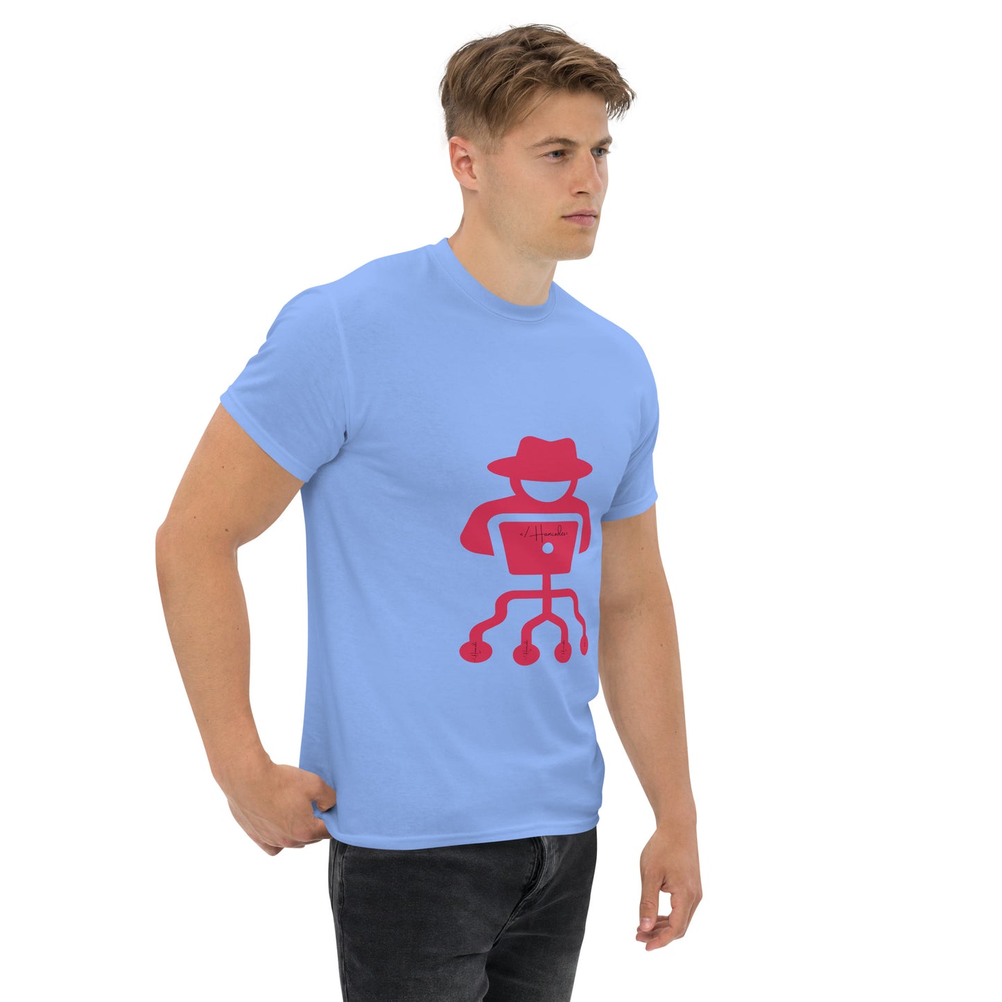 hamcodes unisex-classic-tee-carolina-blue
