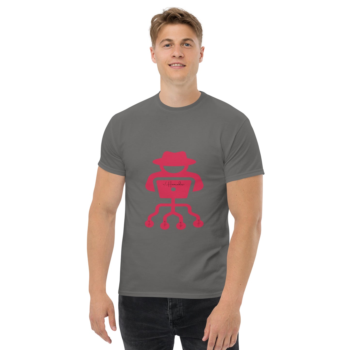 hamcodes unisex-classic-tee-charcoal