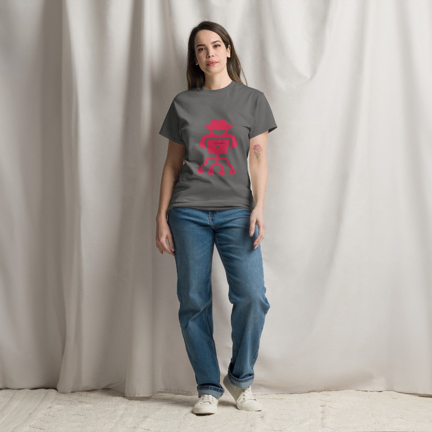 hamcodes unisex-classic-tee-charcoal
