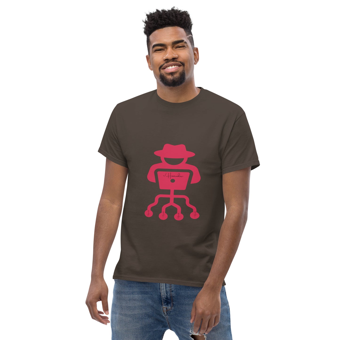 hamcodes unisex-classic-tee-dark-chocolate