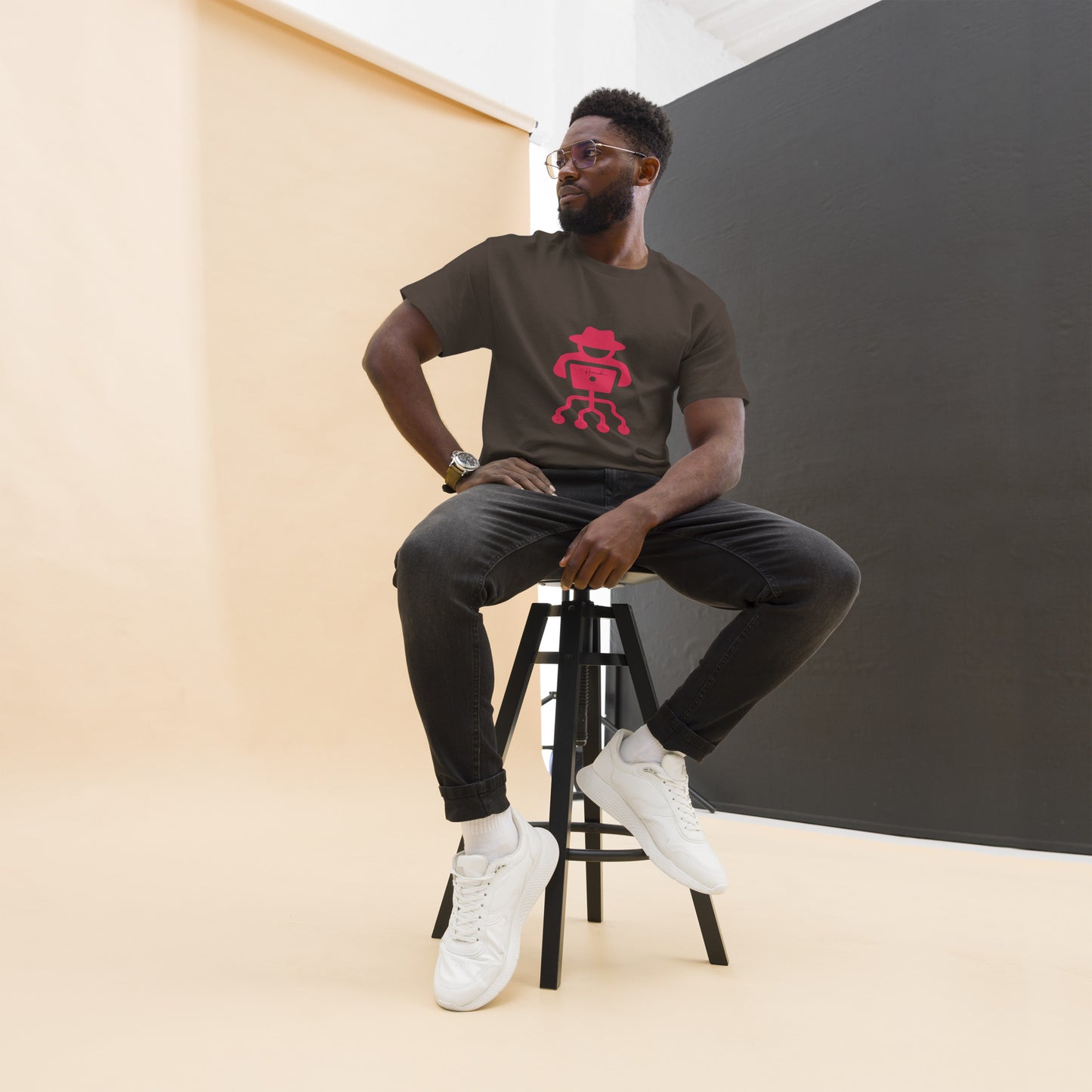 hamcodes unisex-classic-tee-dark-chocolate