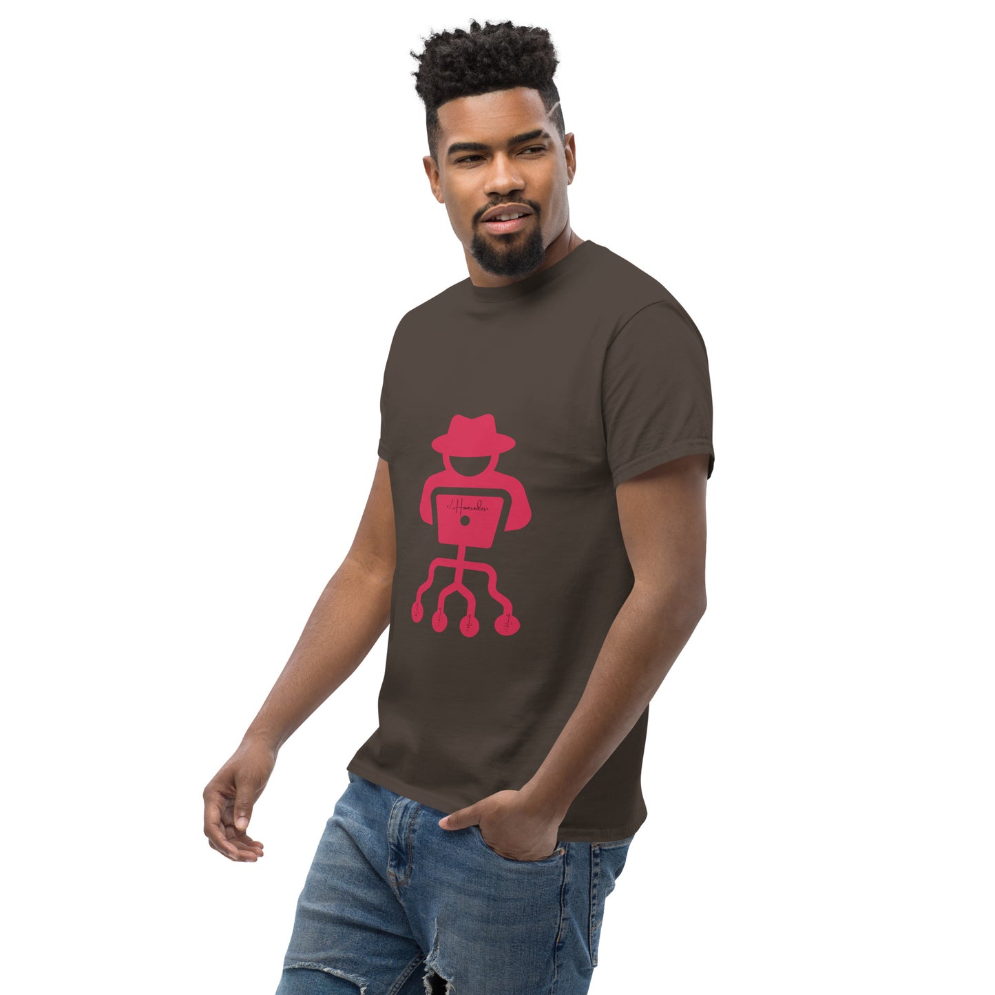 hamcodes unisex-classic-tee-dark-chocolate