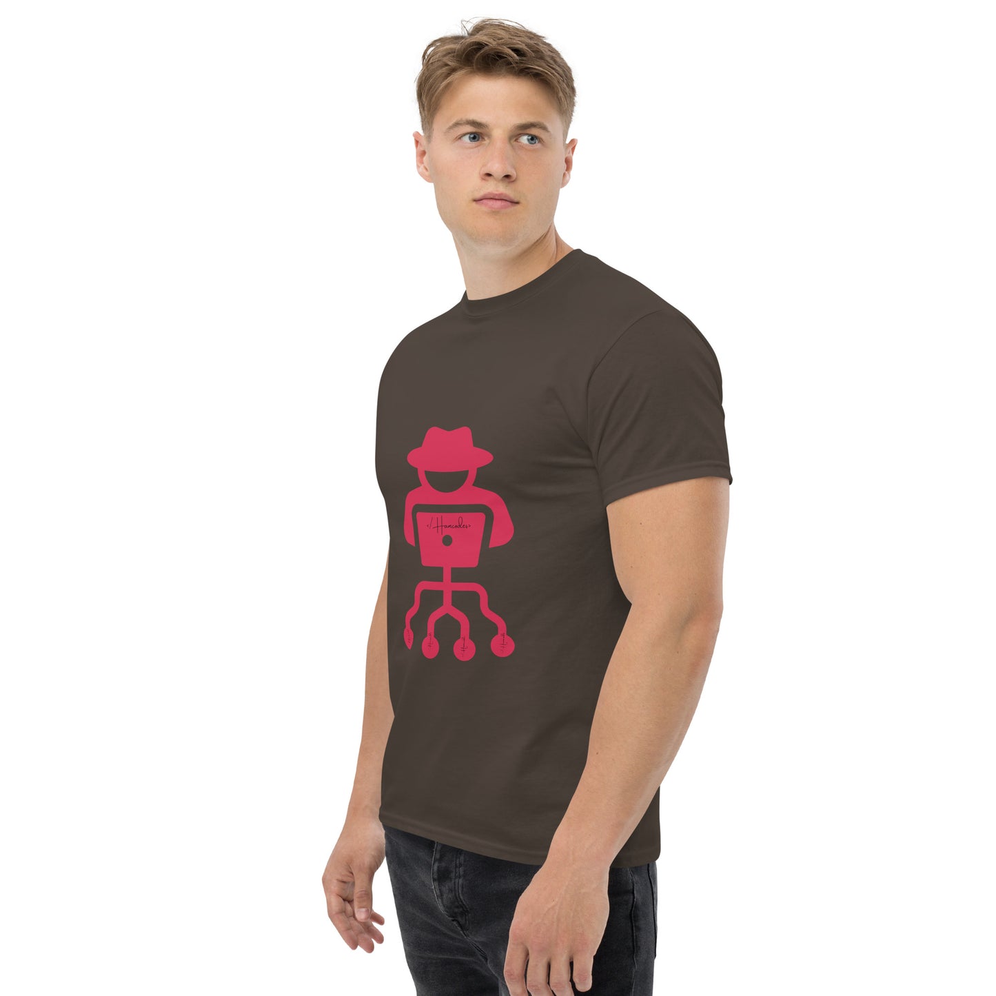 hamcodes unisex-classic-tee-dark-chocolate