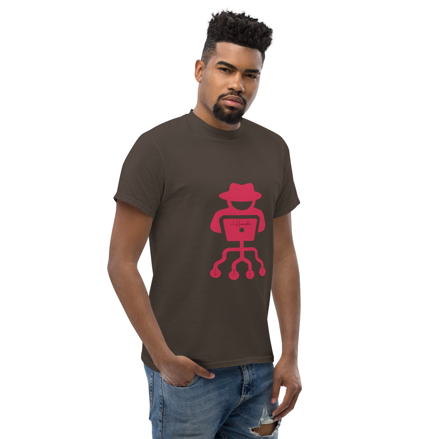 hamcodes unisex-classic-tee-dark-chocolate