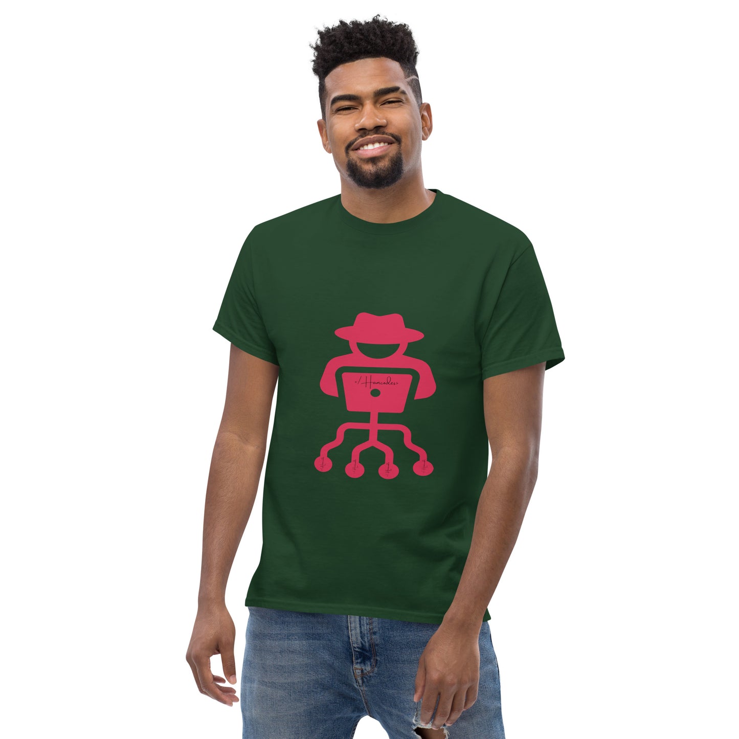 hamcodes unisex-classic-tee-forest-green