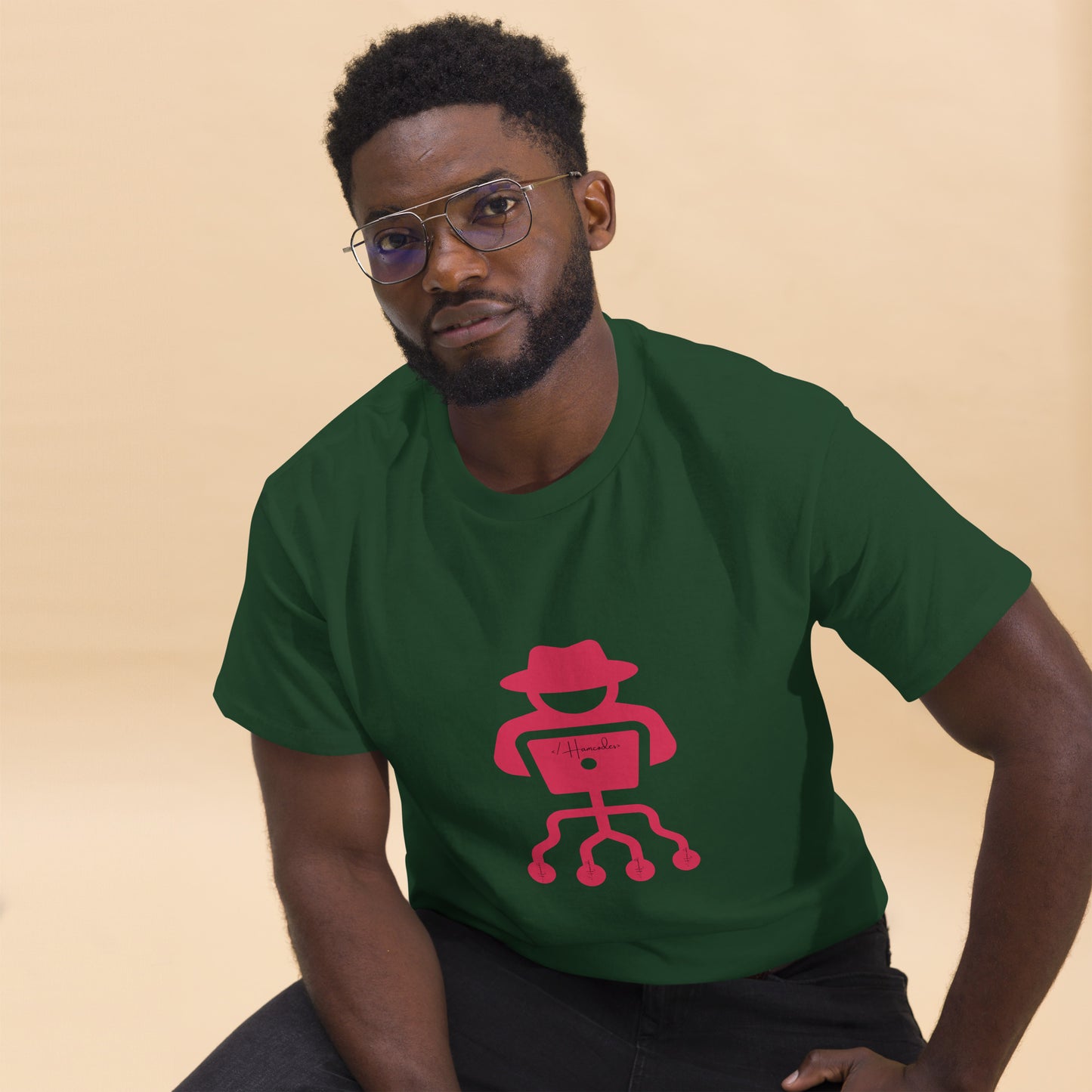 hamcodes unisex-classic-tee-forest-green