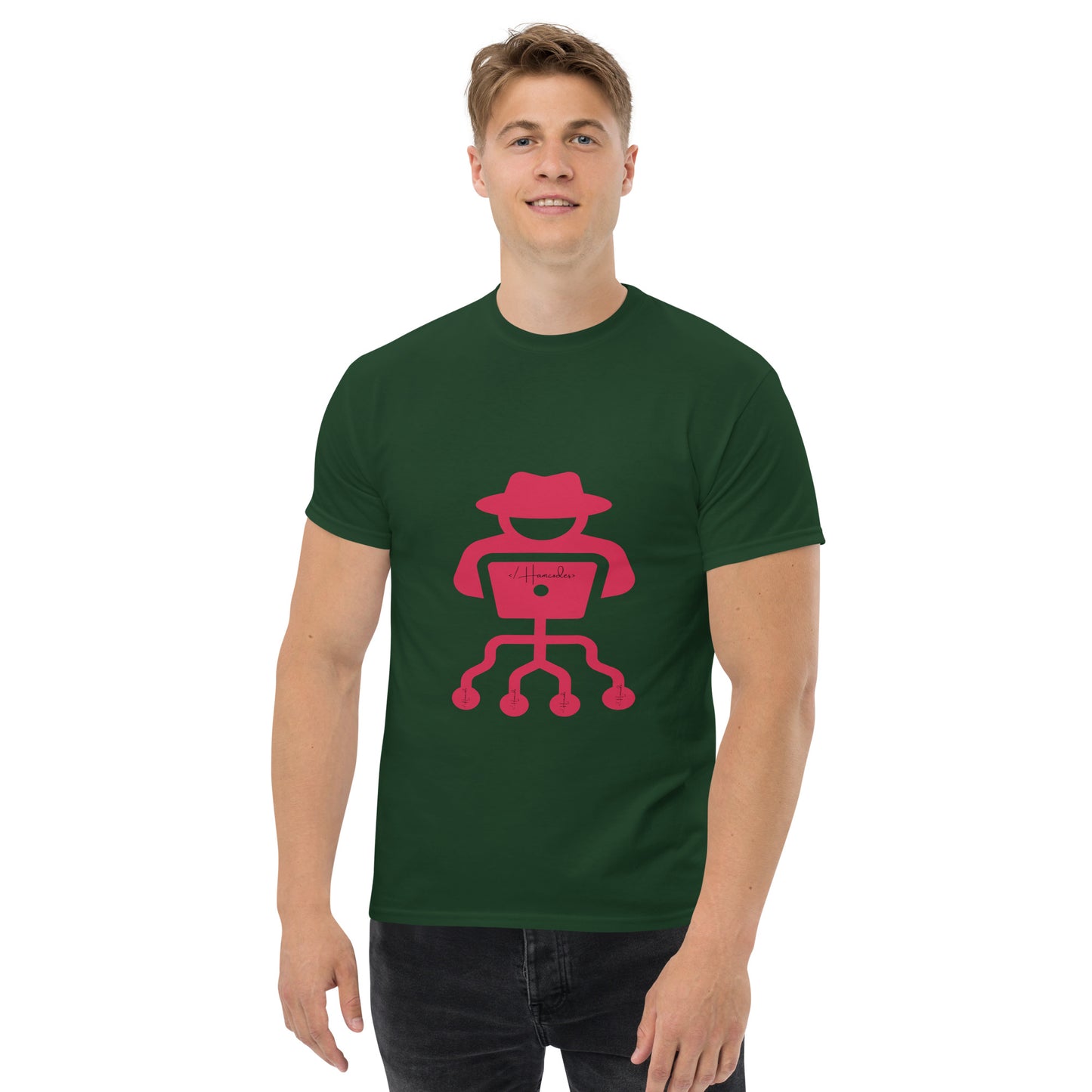 hamcodes unisex-classic-tee-forest-green