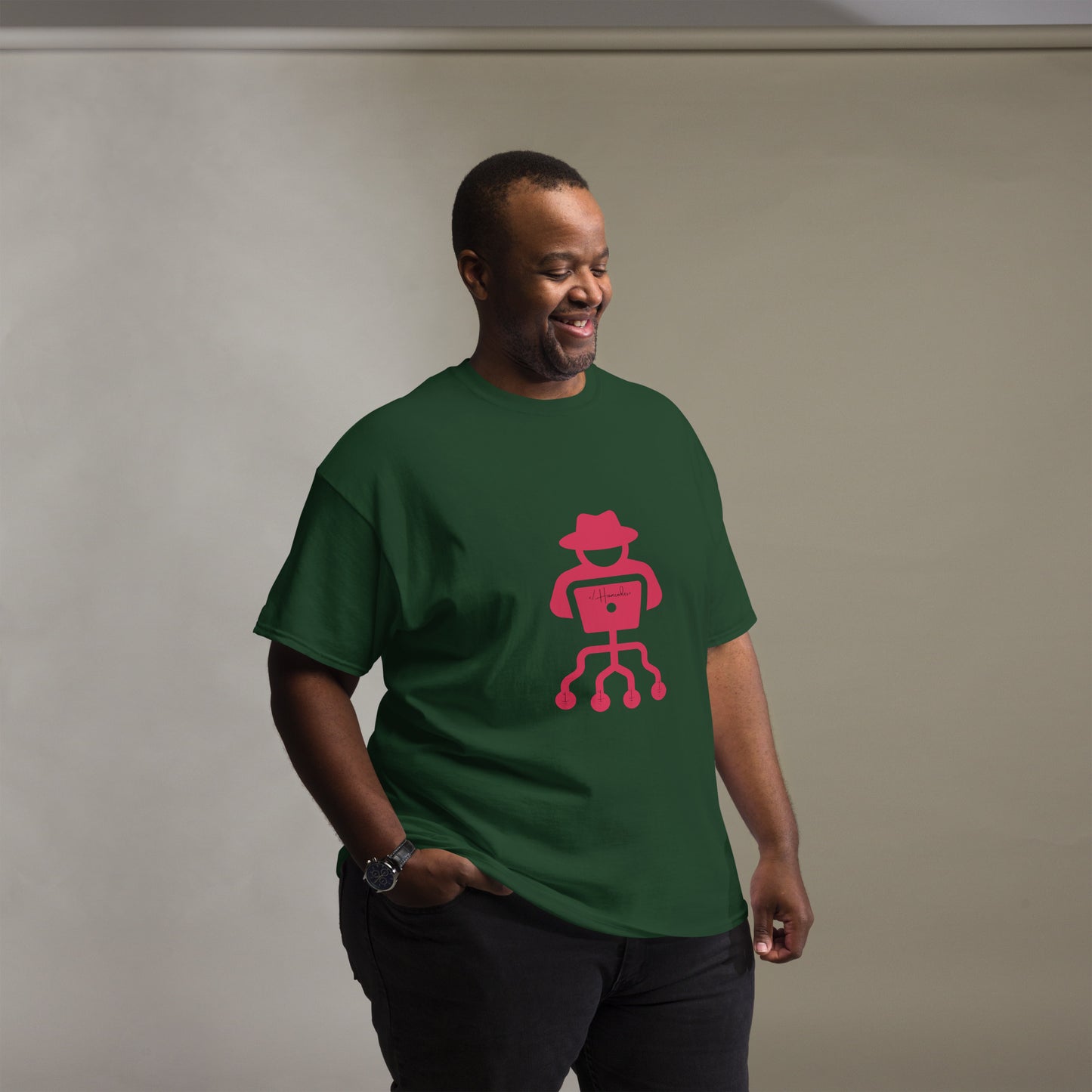hamcodes unisex-classic-tee-forest-green