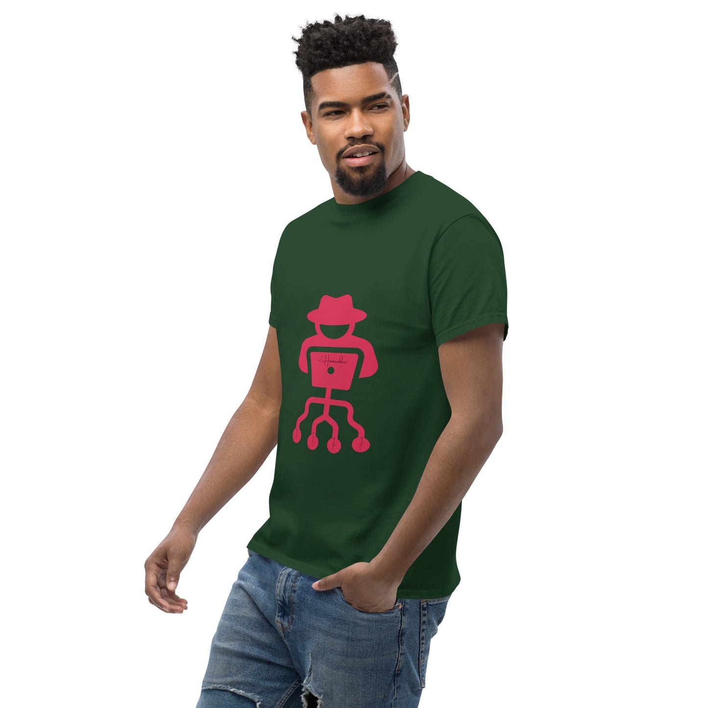 hamcodes unisex-classic-tee-forest-green