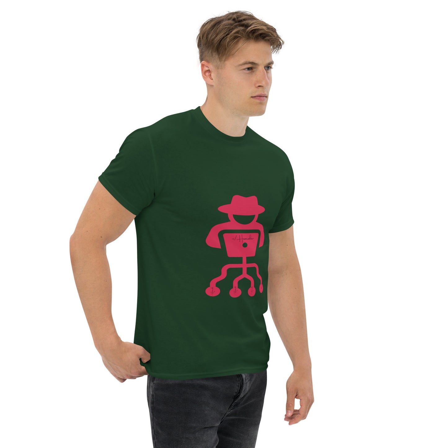 hamcodes unisex-classic-tee-forest-green