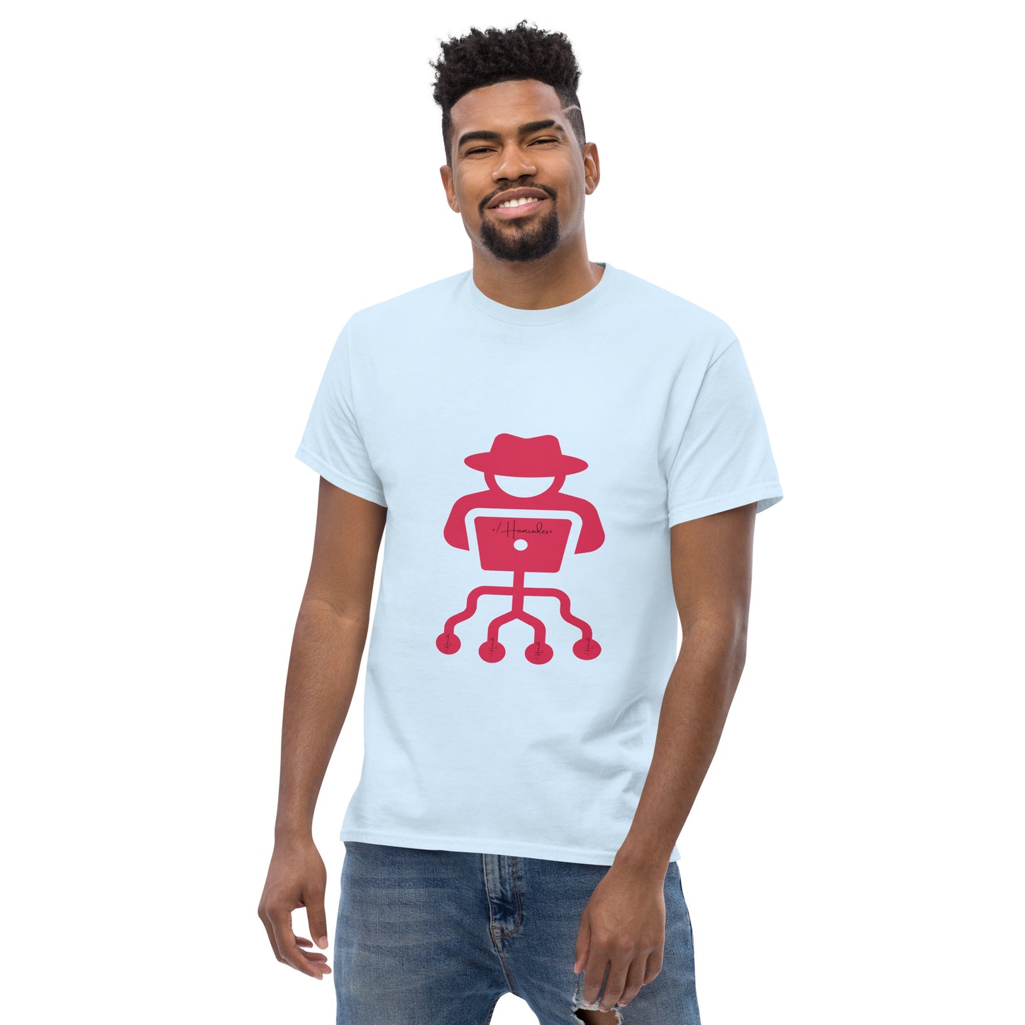 hamcodes unisex-classic-tee-light-blue