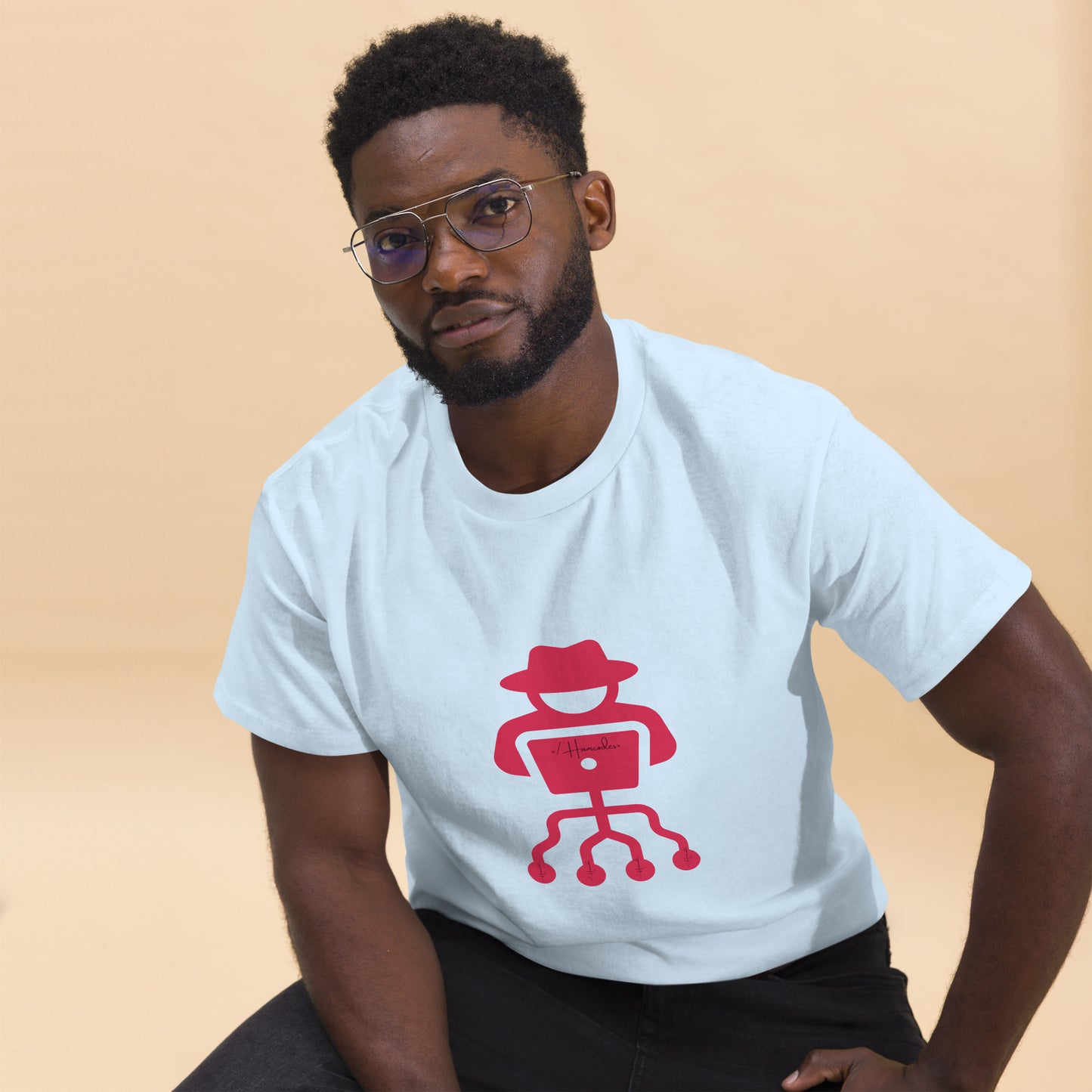 hamcodes unisex-classic-tee-light-blue