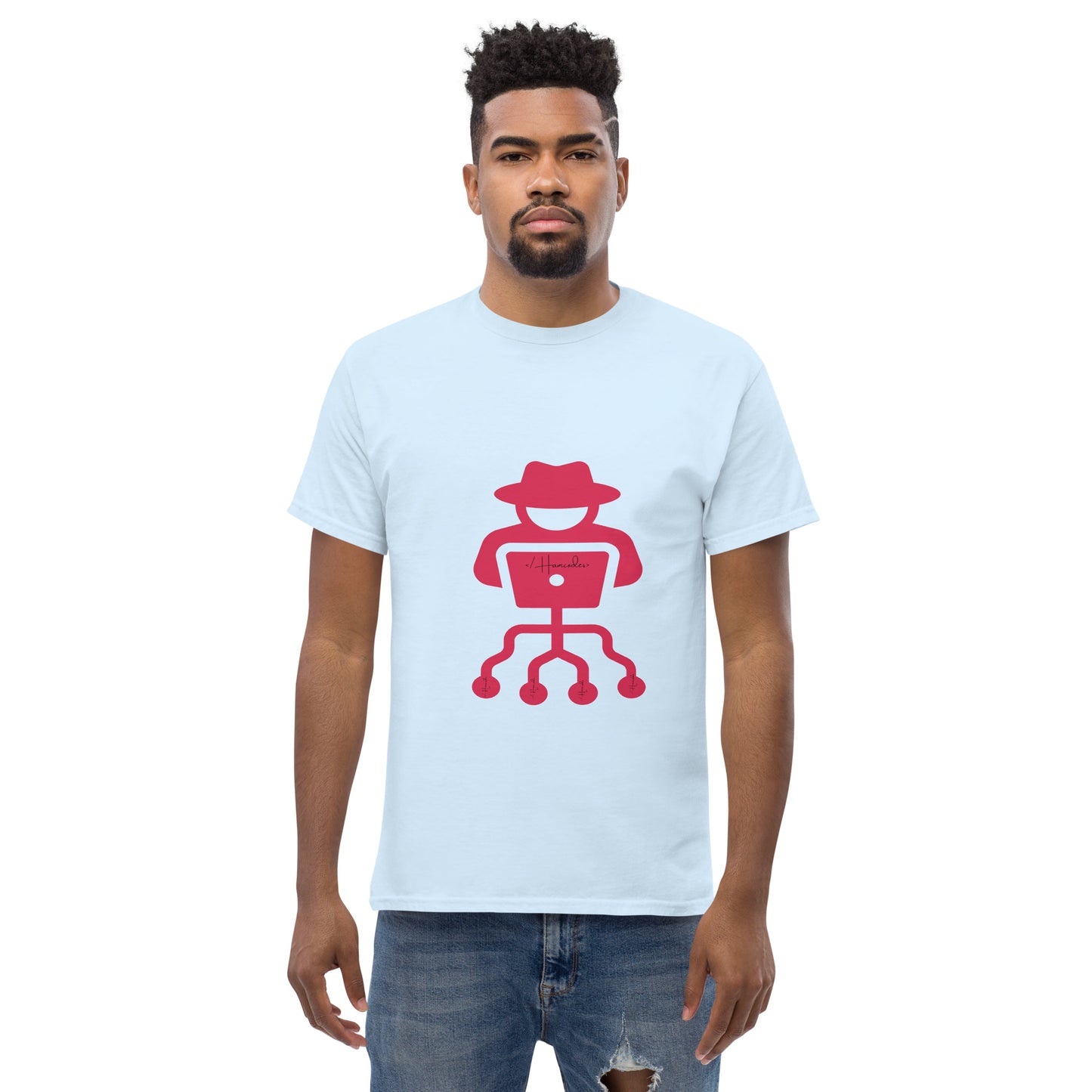 hamcodes unisex-classic-tee-light-blue