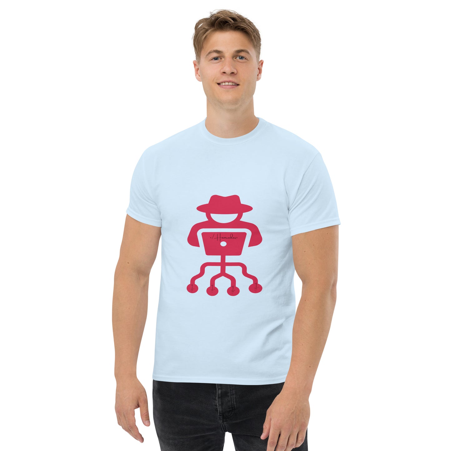 hamcodes unisex-classic-tee-light-blue