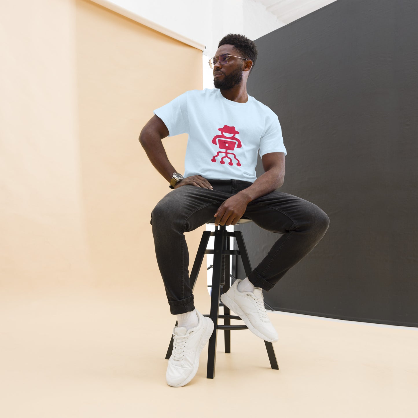 hamcodes unisex-classic-tee-light-blue